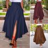 Women's High Waist Half-body Skirt Spring and Summer Long Pleated Skirt