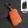 Suede Car Flip Key Case Cover for VW Volkswagen Golf 7 MK7 Tiguan MK2 T-roc T-cross Skoda Octavia Kodiaq Karoq Seat Ateca Leon