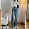 Women's Jeans American Retro High Waist Loose Slim Wide Leg Pants Spring and Autumn Women's Clothing Korea Stylish Y2k Baggy