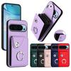 Multifunction Wallet Card Slot Leather Case for Google Pixel 9 Pro XL 8 Pro 8A Ring Holder Stand Phone Cover For Pixel 9Pro XL Bag