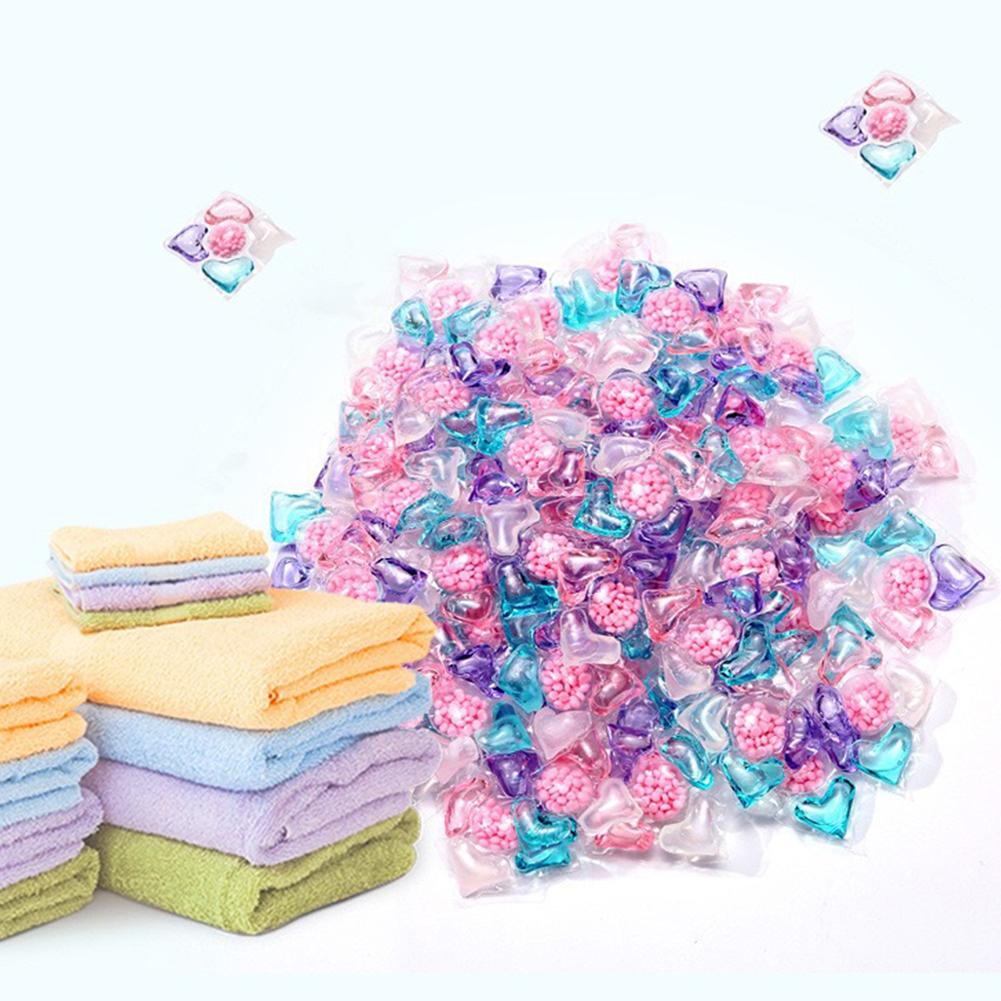 50/100Pcs Laundry Detergent Soap Box 5 In 1 Multi-purpose Strong Detergent Laundry Aroma Liquid Capsule Ball for Home Dormitory