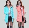 Winter Clothes Korean Version of The Large Size Mid-length Hooded Slim-fit Thickened Gloves Down Cotton-padded Jacket Women