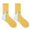 Soft Goose Duck Printed Socks Breathable Mid Tube Sock Funny Warm Socks  Women Men Universal