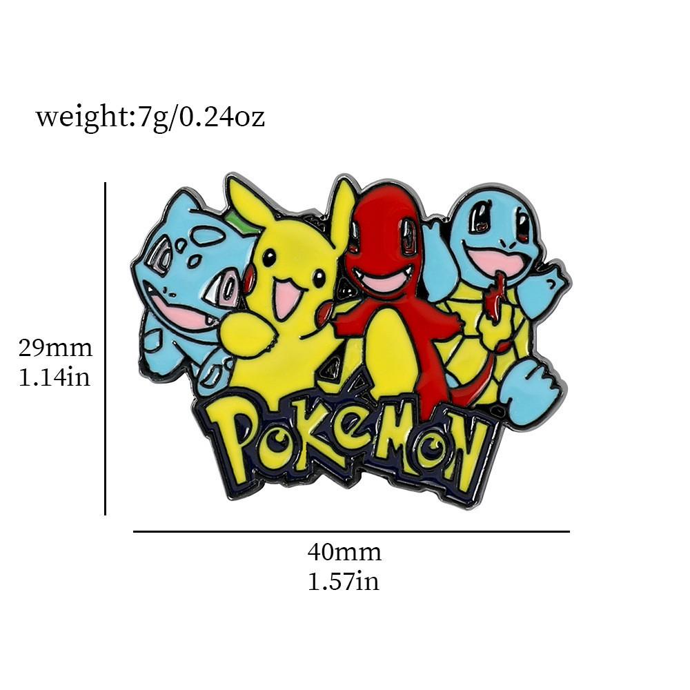 Cartoon Pikachu Unique Metal Pin Perfect For Collectors Fans And