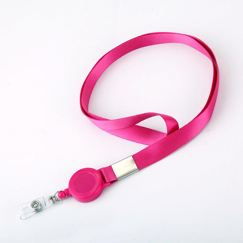 Cute Cartoon Retractable Badge Reels Lovely Animal Floral Fruit ID Card Lanyards Badge Holder Office Accessories School Supplies