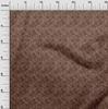 oneOone Cotton Flex Brown Fabric Batik Sewing Material Print Fabric By The Yard 40 Inch