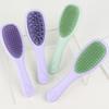 2-In-1 Double-Sided Shampoo And Brush Long Handle Shampoo Brush Silicone Scalp Massage Comb Hair Washing Brush Head Massager