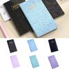 Lasers 2025 A6 English Schedule Book Colorful Star Color Notebook Leather Cover Thin Weekly Calendar Planner