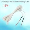 12V Pre-assembled Heating Cable Low Voltage Silicon Rubber Heating Wire For DIY Steering Wheel Heating,Self Made Warmer Incubator,Seat Heater