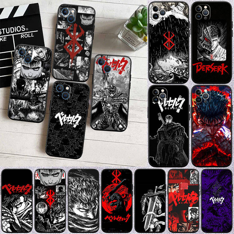 ED8 Berserk Guts Phone Case for Samsung Note 20 10 Plus Ultra Lite A51 A52 A53 A71 A72 A73 A82 M20 M30 M21 M31 M51 A11 A30S A20S A50S A70