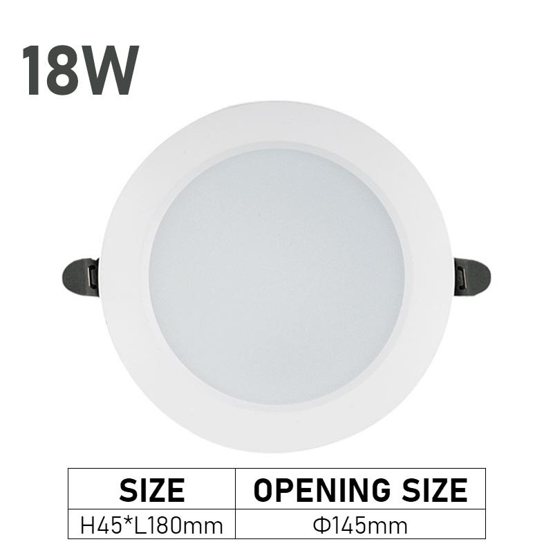 6W 9W 12W 18W LED Downlight 220V Ceiling Light Recessed Down Light Round Panel Lamp LED Spot Light Cold Warm White Neutral Light