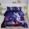 3Pcs Astronaut Comforter Set Space Bedding Set Twin Outer Space Astronaut Comforter Set Galaxy Astronaut Space Bedding