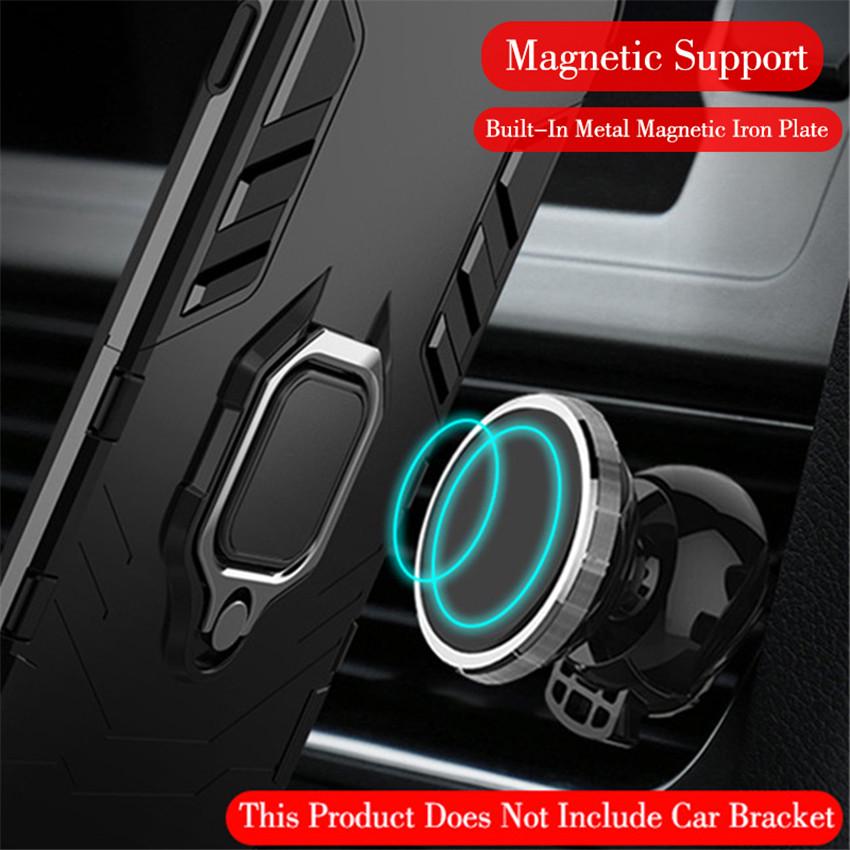 For Redmi Note 14 Pro 4G Case Cover Xiaomi Redmi Note 14 Pro Capas Shockproof Ring Magnetic Holder Fundas Redmi Note 14 Pro 4G