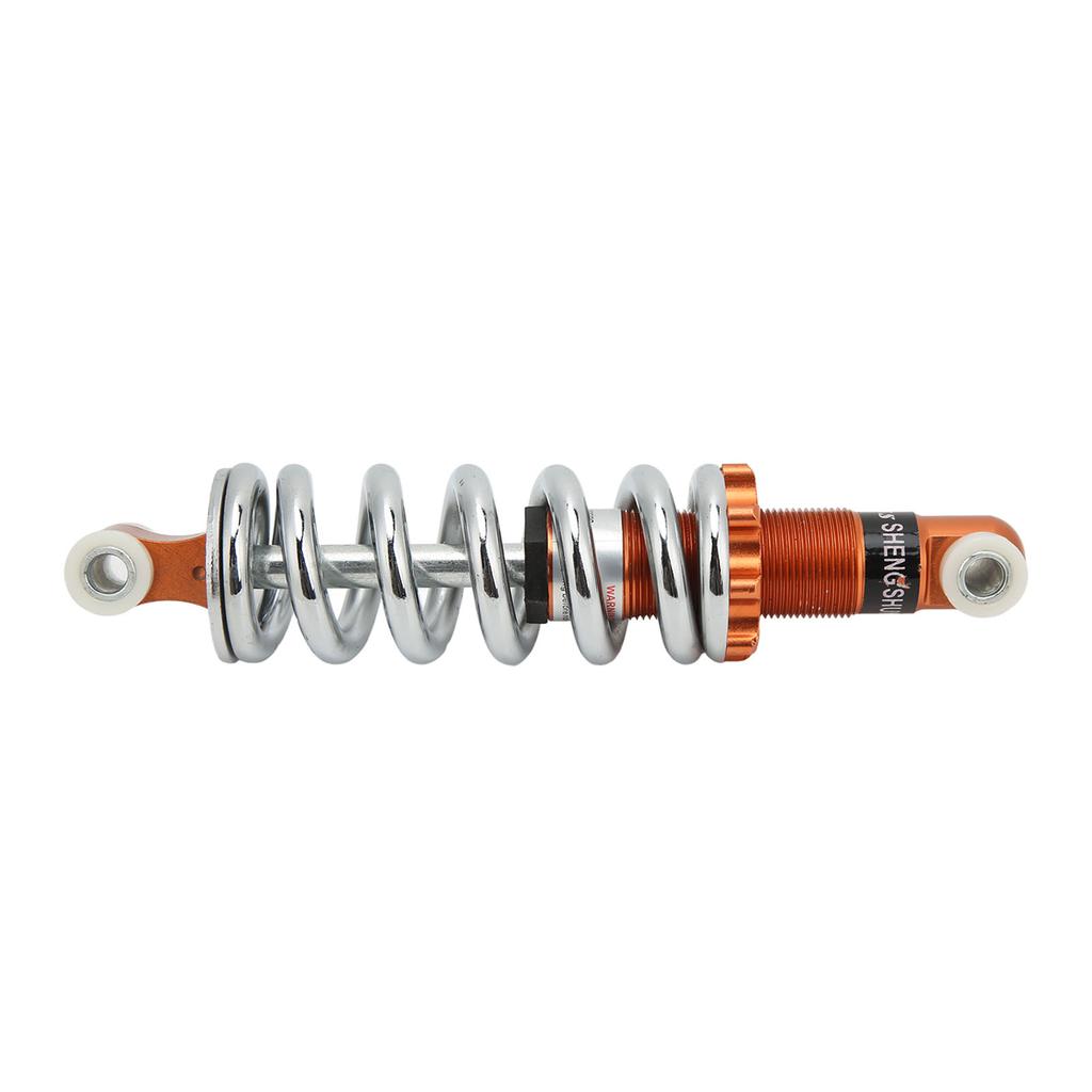 190mm Motorcycle Shock Absorber 1200lbs Loading Orange Universal Adjustable Damper for Scooter Moped