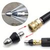 Metal 1/4"Quick High Pressure Washer 6 Jet Nozzle Universal Washing Machine Drain Pipe Dredging Cleaning Nozzle