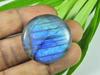 32X32MM Blue Labradorite Round Shape Cabochon Loose Natural Gemstone 70Cts. SK-3917