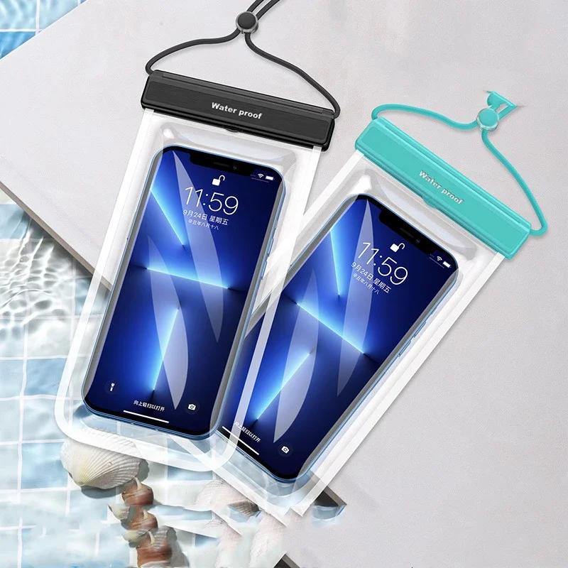 Waterproof Phone Case Drift Diving Swimming Waterproof Bag for 6 Inch Mobile Cover Pouch Bag Case Underwater Dry Bag Case Cover