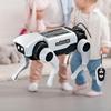 Electric Mechanical Dog Robot Toy, 3D Puzzle Assembly Remote Control Puppy Toy Smart RC