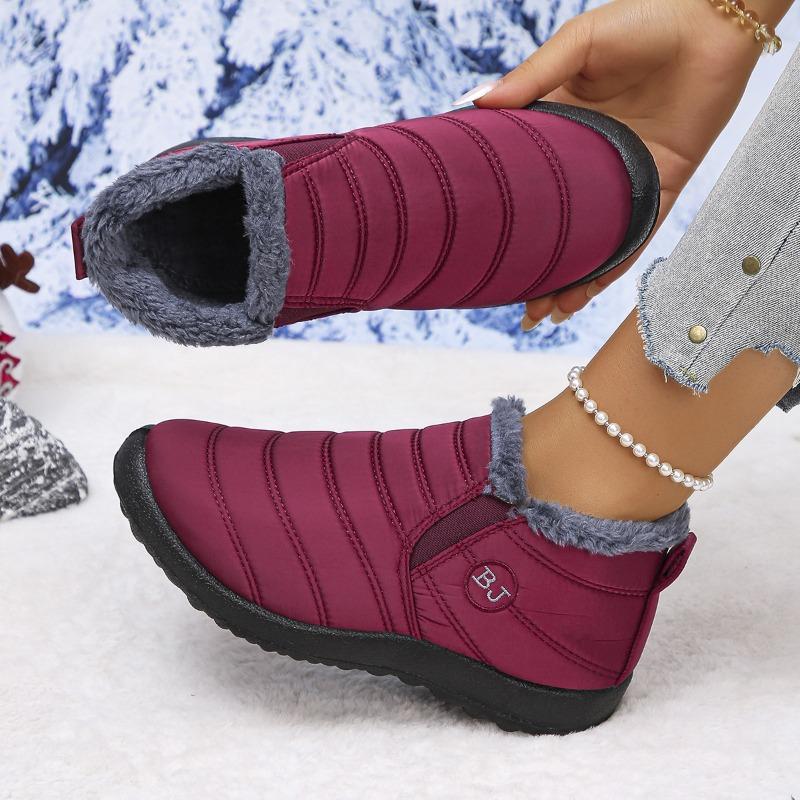 New Cotton Shoes Large Size Women's Shoes Velvet Warm Soft-soled Snow Boots Women's Thickened Winter Women's Shoes