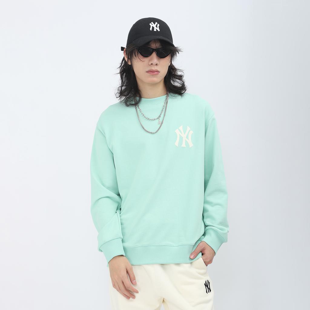 New MLB New York Yankees Sweatshirts Unisex Light Mint 3AMTEC314-50MTL