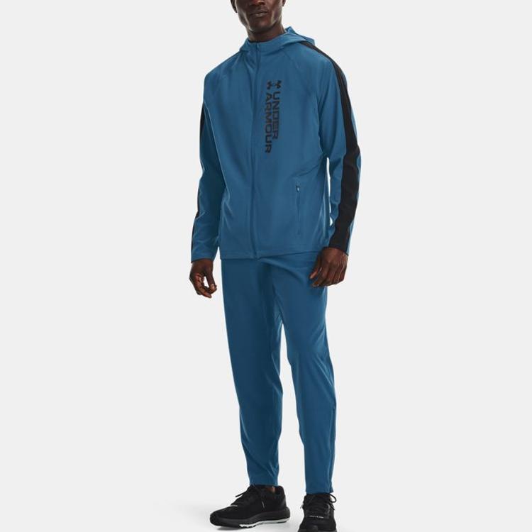 Under Armour Reflective Training Running Tapered Pants Men Pants Blue 1365669-458