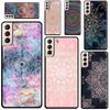 Indian Pattern Mandala Case For Samsung Galaxy S22 Ultra S20 S21 FE S8 S9 S10 Note 10 Plus Note 20 Ultra Cover