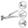 Pans Anti-scald Clip for Bowl Hot Dish Gripper Fixture Pizza Plate Lifter Silver