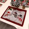 Christmas Tablecloth Merry Christmas Decorations For Home 2024 Xmas Table Cover Navidad Noel Table Cloth Decor New Year 2025