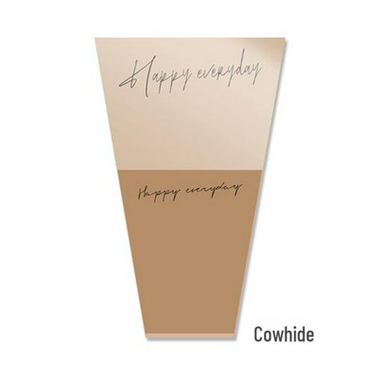 Chinese Style Transparent Floral Packaging Bag - Waterproof Kraft Paper