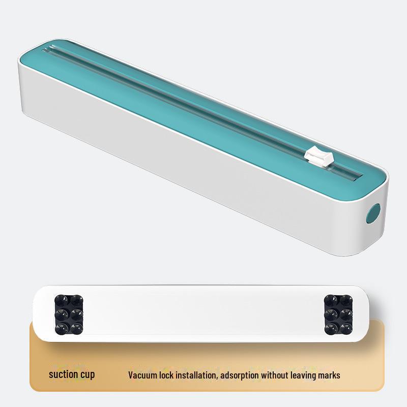 Magnetic Adjustable Kitchen Film & Foil Cutter with Storage Box