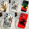 Emperor Menelik II of Ethiopia Case For Xiaomi Redmi Note 13 12 11 8 9 10 Pro Note 12S 11S 10S Redmi 12 10C 12C 13C Cover