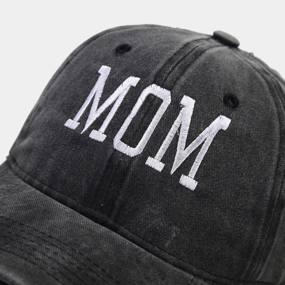 Vintage DAD MOM Embroidery Baseball Caps Adjustable Baseball Hats Men Women Distressed Faded Cap