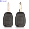 Jingyuqin 2 Button Remote Car Key Shell Cover Fob Case For Vauxhall/Opel Vivaro/ Renault Movano Trafic Renault Kangoo Blank