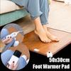 3 Pattern Leather Heating Foot Mat Warmer Electric Heating Pads Waterproof Feet Leg Warmer Carpet Thermostat Warming