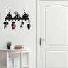 1pc Cute Cat Key Rack Wall-Mounted Holder for Halloween Festive Atmosphere, Household Key Coat Hanger Hook