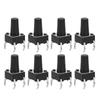 100PCs Momentary Tactile Button Switch Industrial Accessory Quick Response DIP 6 X 6 X 10mm