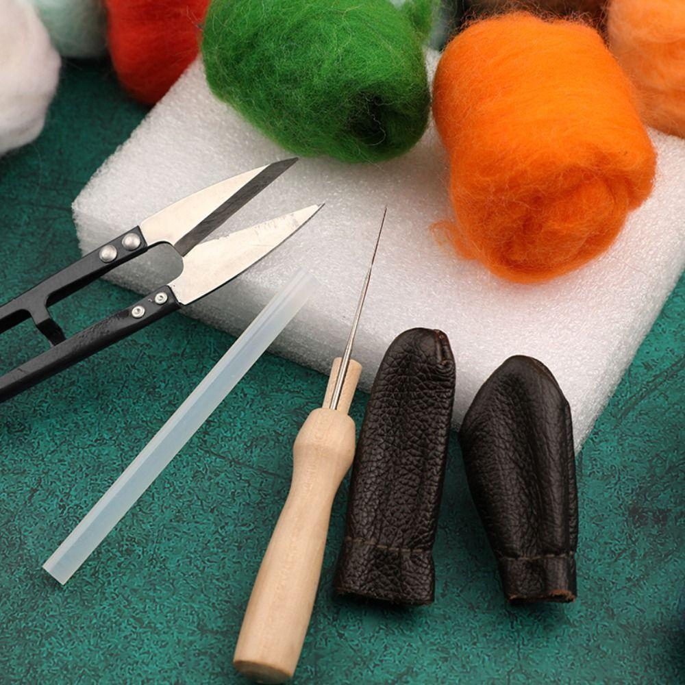 Chain Handmade Felt Needle 25 Colors Needle Felting Kit Wool Felting Tools Diy Sheep Wool Felt Toy