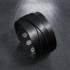 PU Leather Bracelet Punk Vintage Couple Bangle for Men Jewelry Gift
