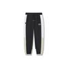 Li Ning Letter Stripe Cuffed Loose Knit Sports Pants Men Pants Black AYKT701-2