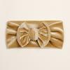 Autumn and Winter New Baby Golden Velvet Headband, Children's Soft Bow Headgear, Baby Headband