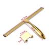 Shower Squeegee Stainless Steel Squeegee with Hook Bathroom Shower Doors Mirrors Tiles Car Windows Kitchen Cleaner