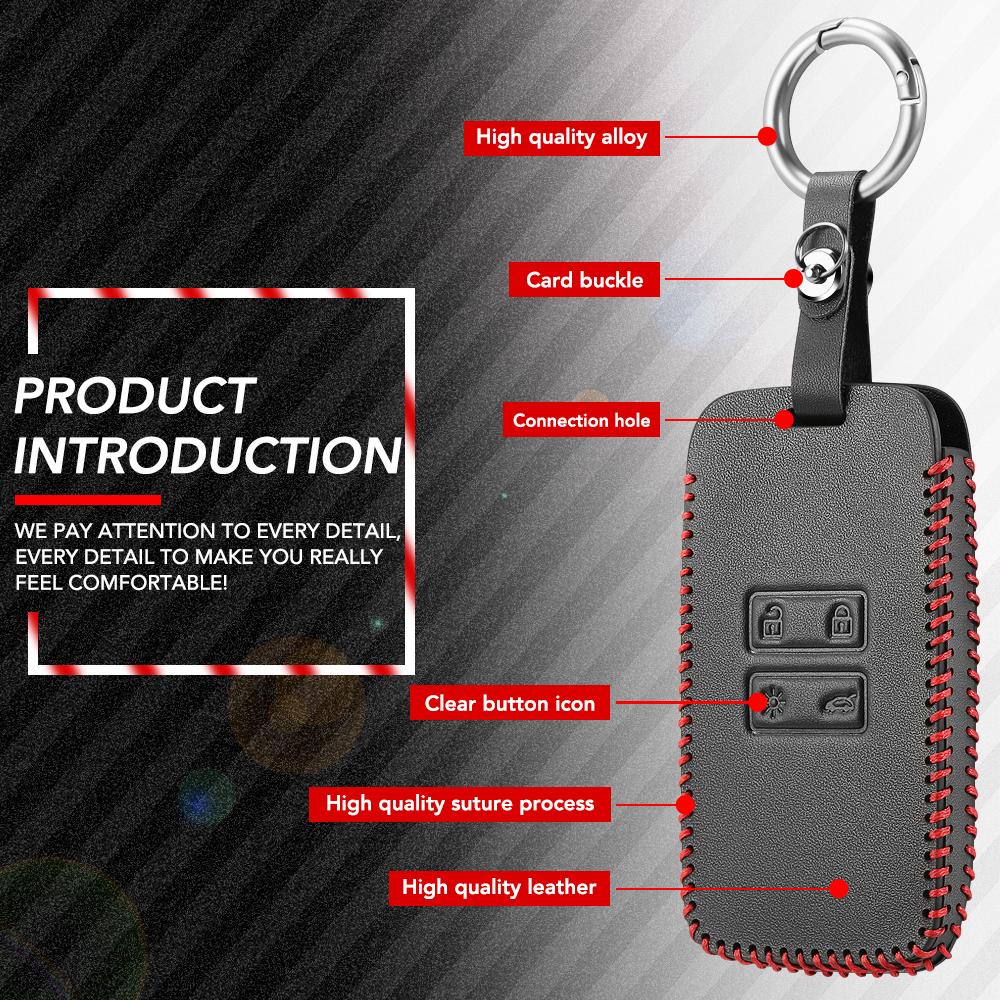 New Car Smart Key Case Cover Fob For Renault Koleos Kadjar Captur Megane Talisman Espace Clio Zoe Scenic 4 Arkana Dacia Sandero