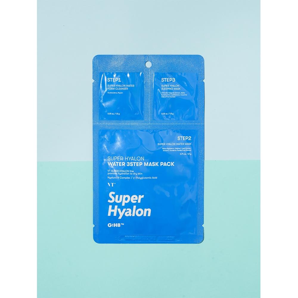 Vt Super Hyalon Water 3 Step Mask Pack