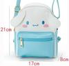 Backpack [Hello Kitty, Cinnamoroll, Pompompurin, My Melody, Kuromi] Shoulder Bag, Water-Repellent PU Leather, Compact, Cute, Stylish, Popular for
