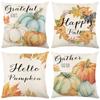 Pumpkin Maple Leaf Thanksgiving Printed Pillow Cover Home Decor Living Room Sofa Cushion Cover Pillow Cover