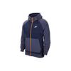 Logo Printed Hooded Straight Jacket Men Jacket Navy-Blue BV3592-410