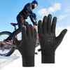 1 Pair Winter Cycling Gloves Warm Touchscreen Non-slip Windproof Waterproof Cold Weather Men Women Outdoor Motorcycle Riding Snow Skiing Gloves