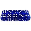 D6 Dice Set 14mm Transparent Dice for Puzzle Making Crafts and Classroom Set of 10