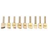 9 Pcs Leather Edge Soldering Tip Brass Leather Craft Making Tool 1~9mm Line Edge Press Solder