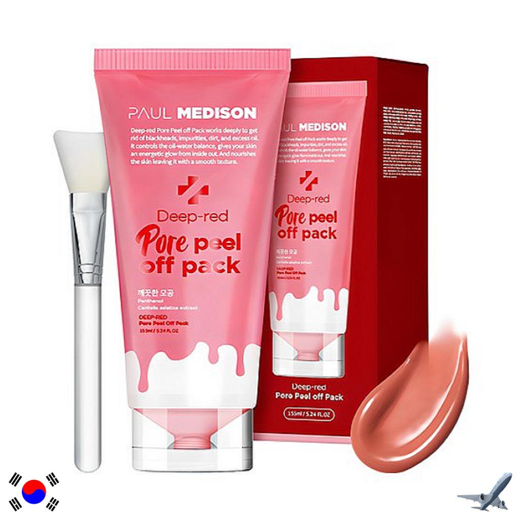 PAUL MEDISON Deep-Red Pore Peel Off Pack 155 Ml+brush
